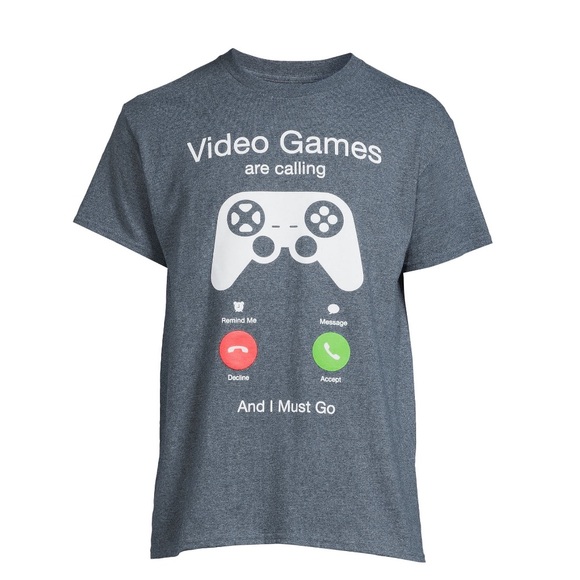 Games Calling Men's Graphic Tee with Short Sleeves 3X - Picture 1 of 5